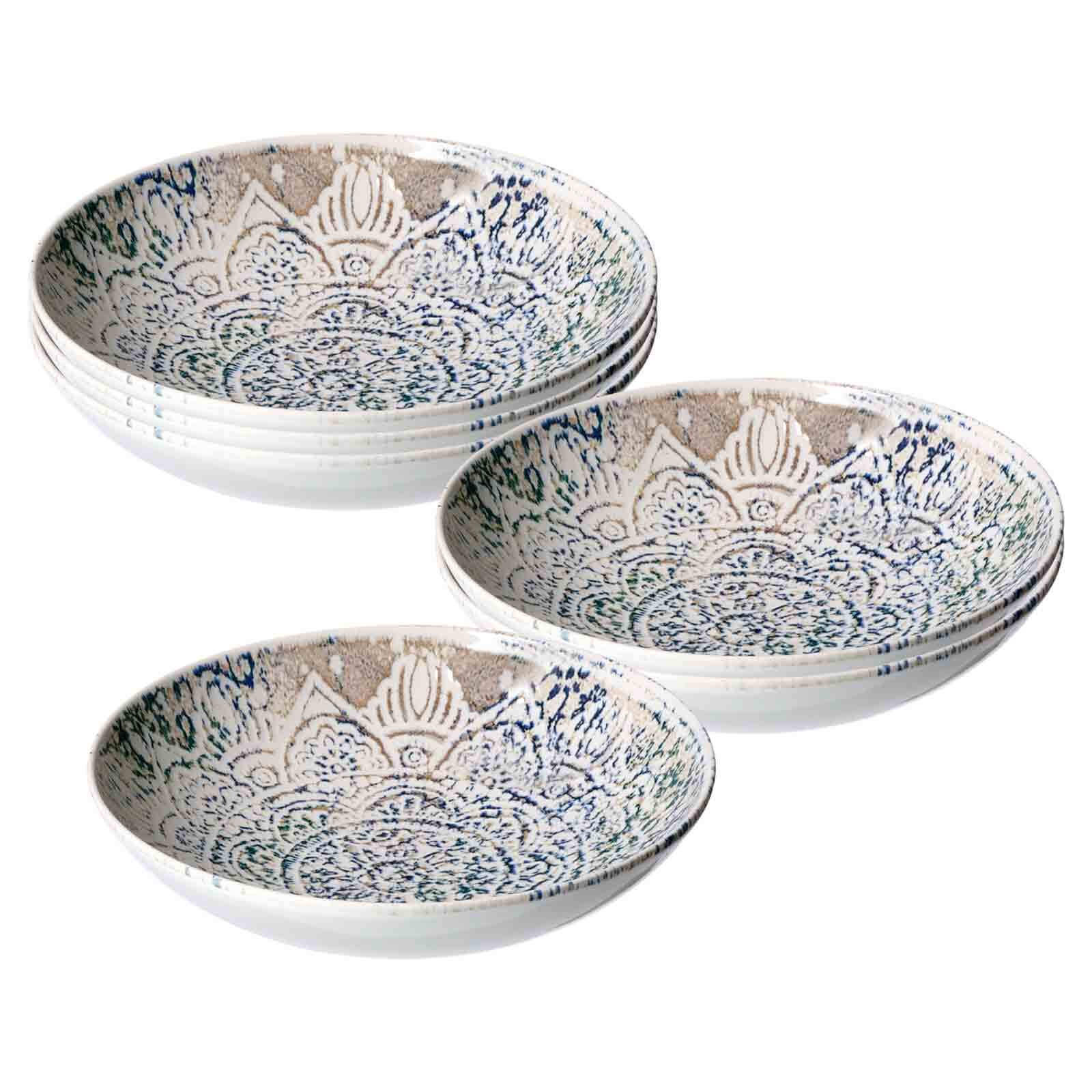 SUPPENTELLER Luigi bunt ø 21 cm 6er Set - Multicolor, Keramik (21cm) - Ritzenhoff Breker