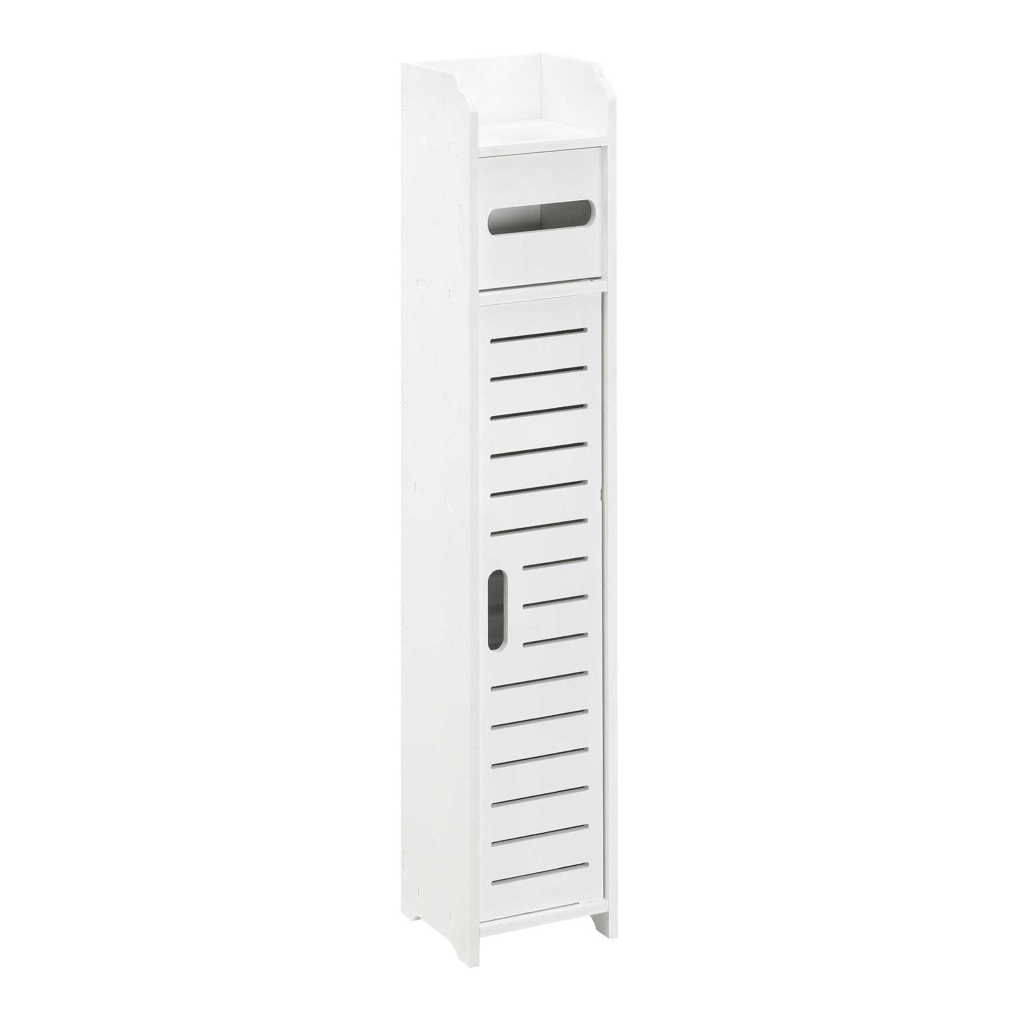 TOILETTENPAPIERHALTER Leoben - Weiß, Kunststoff (15/80/15cm) - [en.casa]