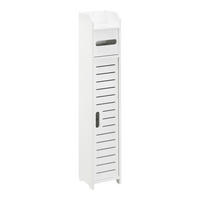 TOILETTENPAPIERHALTER Leoben - Weiß, Kunststoff (15/80/15cm) - [en.casa]