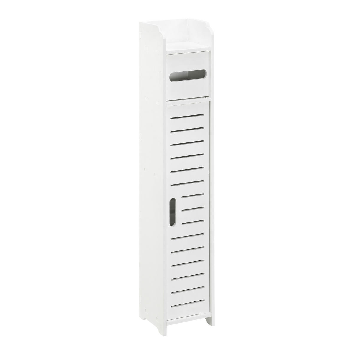 TOILETTENPAPIERHALTER Leoben - Weiß, Kunststoff (15/80/15cm) - [en.casa]