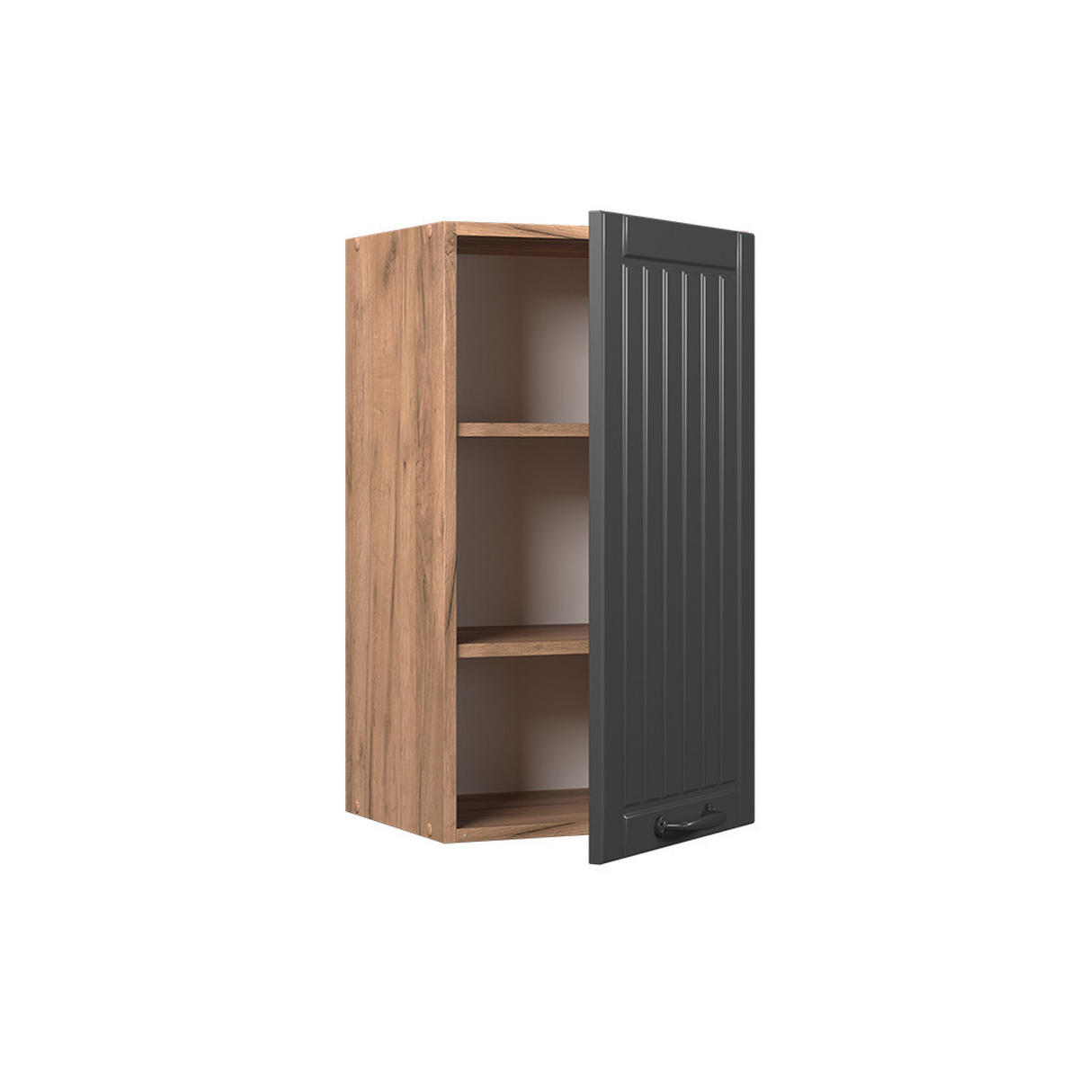 HÄNGESCHRANK Fame-Line Dunkelgrau 40 cm - Honigeiche/Dunkelgrau, Holzwerkstoff (40/72/34.1cm) - Vicco