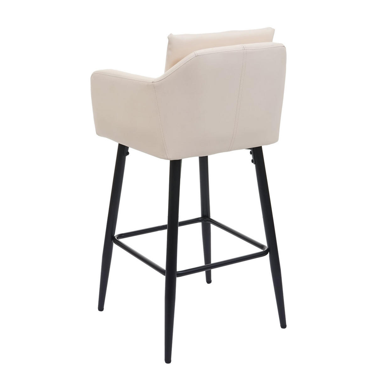 BARHOCKER Cremeweiß - Weiß, Textil (54/105/53cm) - Jamb