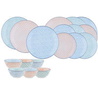 SERVICE Die Essentials - 18 Teile - Pastel - Pink, Keramik (1/1/1cm) - Björn