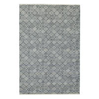 FLACHWEBETEPPICH Stilvoller Kelim, passt in jeden Raum 190x290 cm - Schwarz, Textil (190/290cm) - Rug and Roll