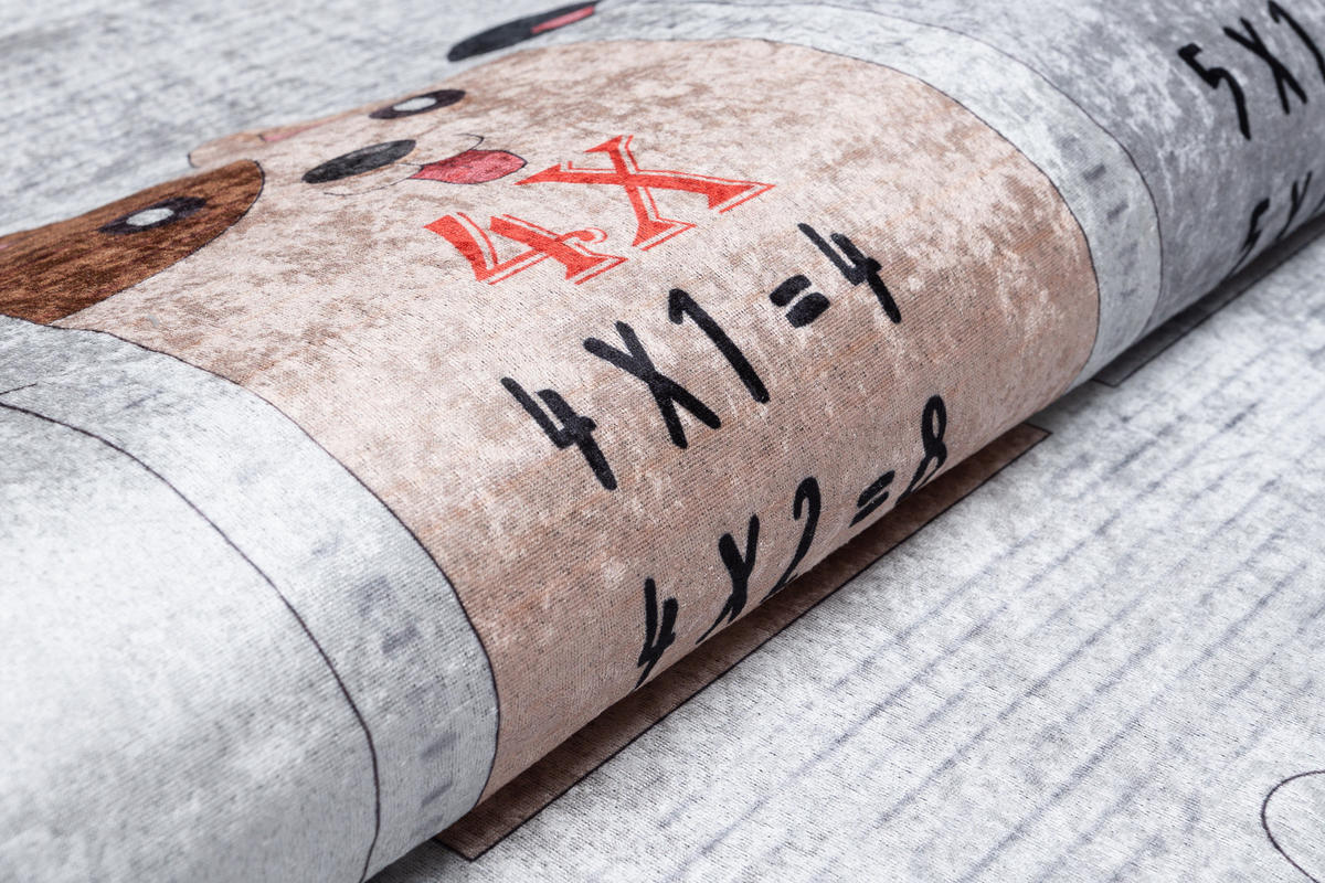 TEPPICH EMMA Grau 160/230 cm - Grau, Kunststoff (160/230cm) - Tapiso