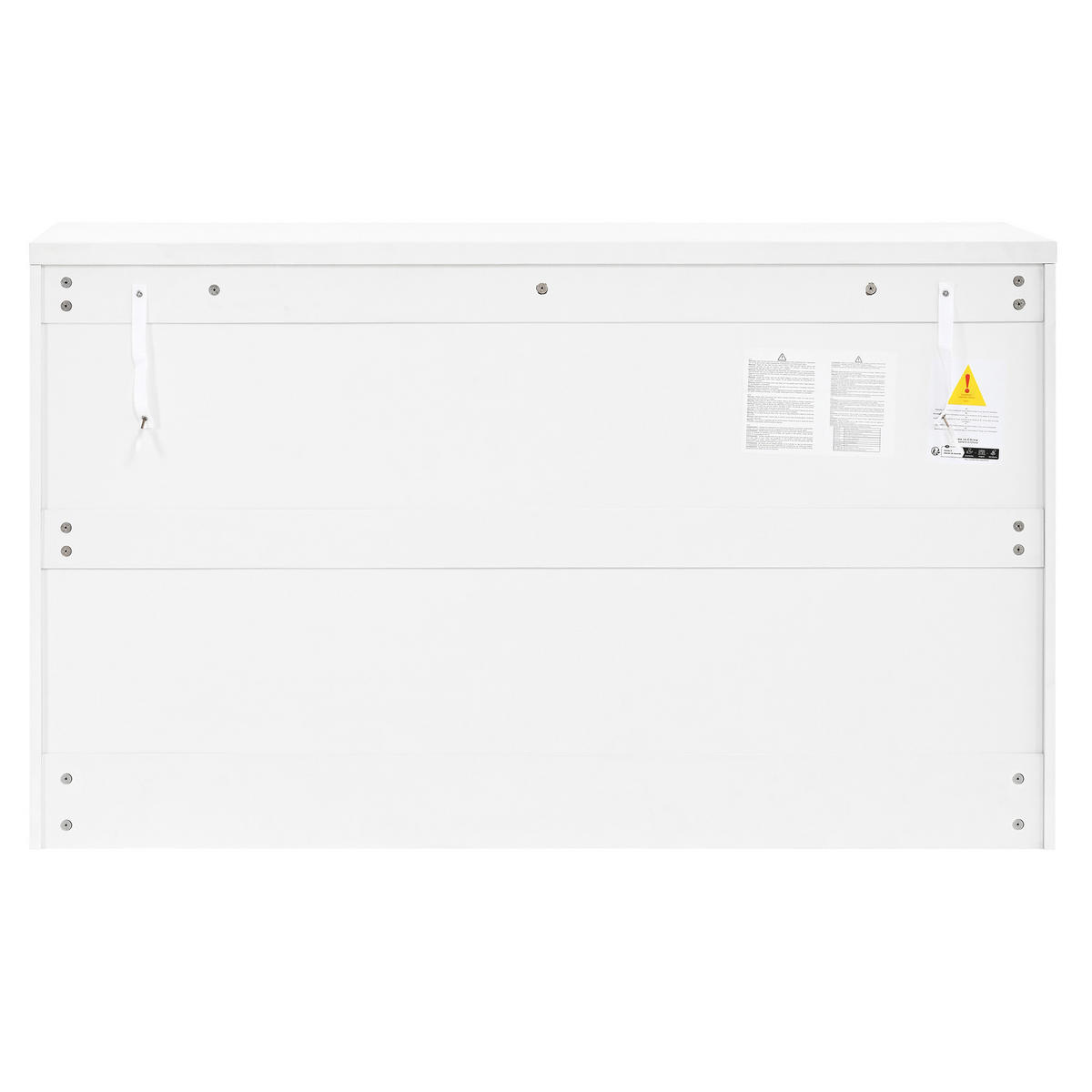 SIDEBOARD DE-37507 140/40/83 cm mit bogenförmigen Türen Weiß - Weiß, Holzwerkstoff (140/83/40cm) - ComfortXL