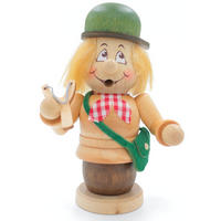 RAUCHFIGUR Wichtel Lausbub 15cm - Multicolor, Holz (9/15/0.1cm)