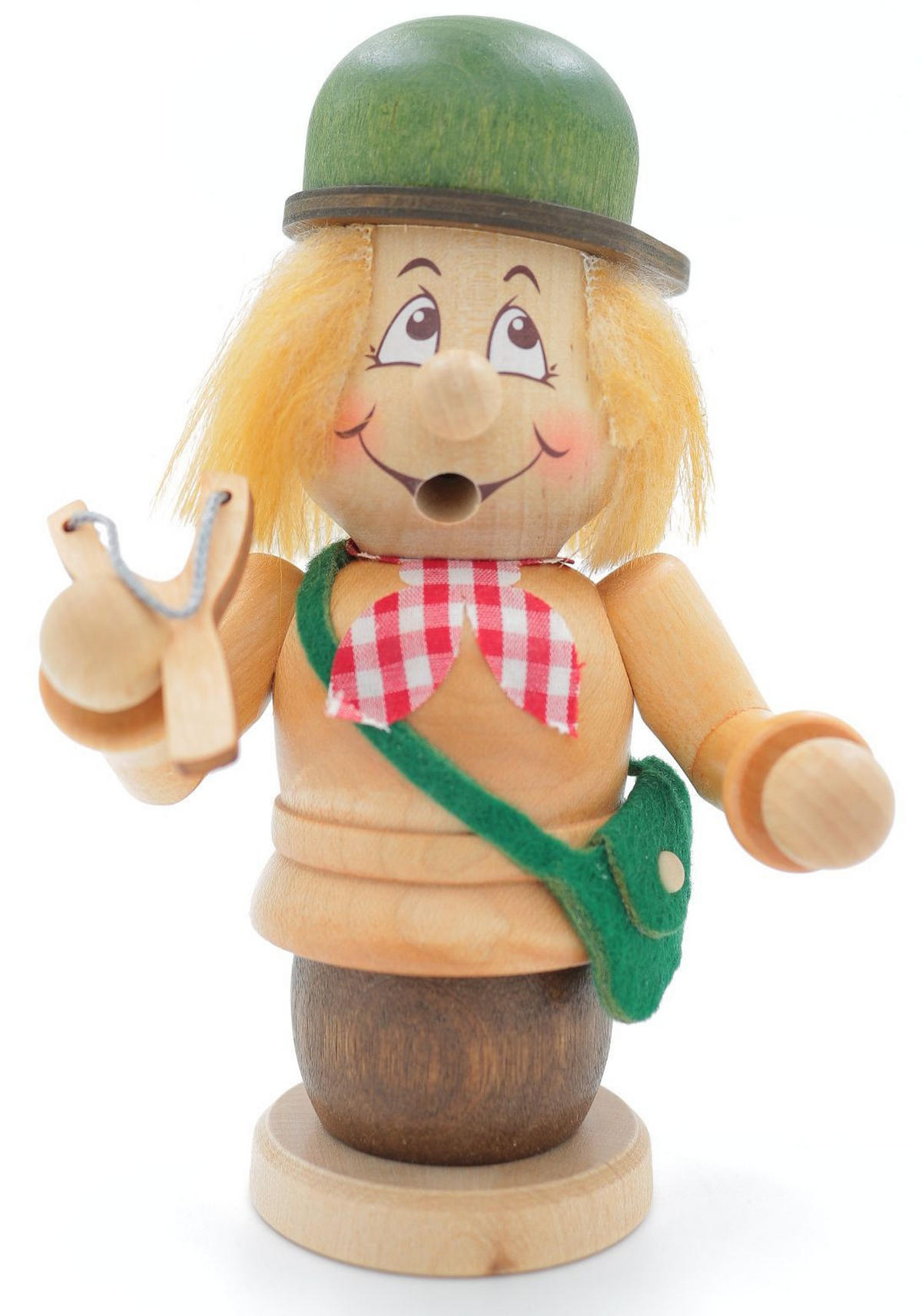 RAUCHFIGUR Wichtel Lausbub 15cm - Multicolor, Holz (9/15/0.1cm)