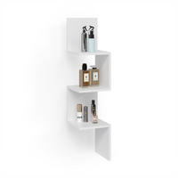 ECKREGAL Vesuvio Weiß 28 x 116.4 cm - Weiß, Holzwerkstoff (28/116.4/28cm) - Livinity®