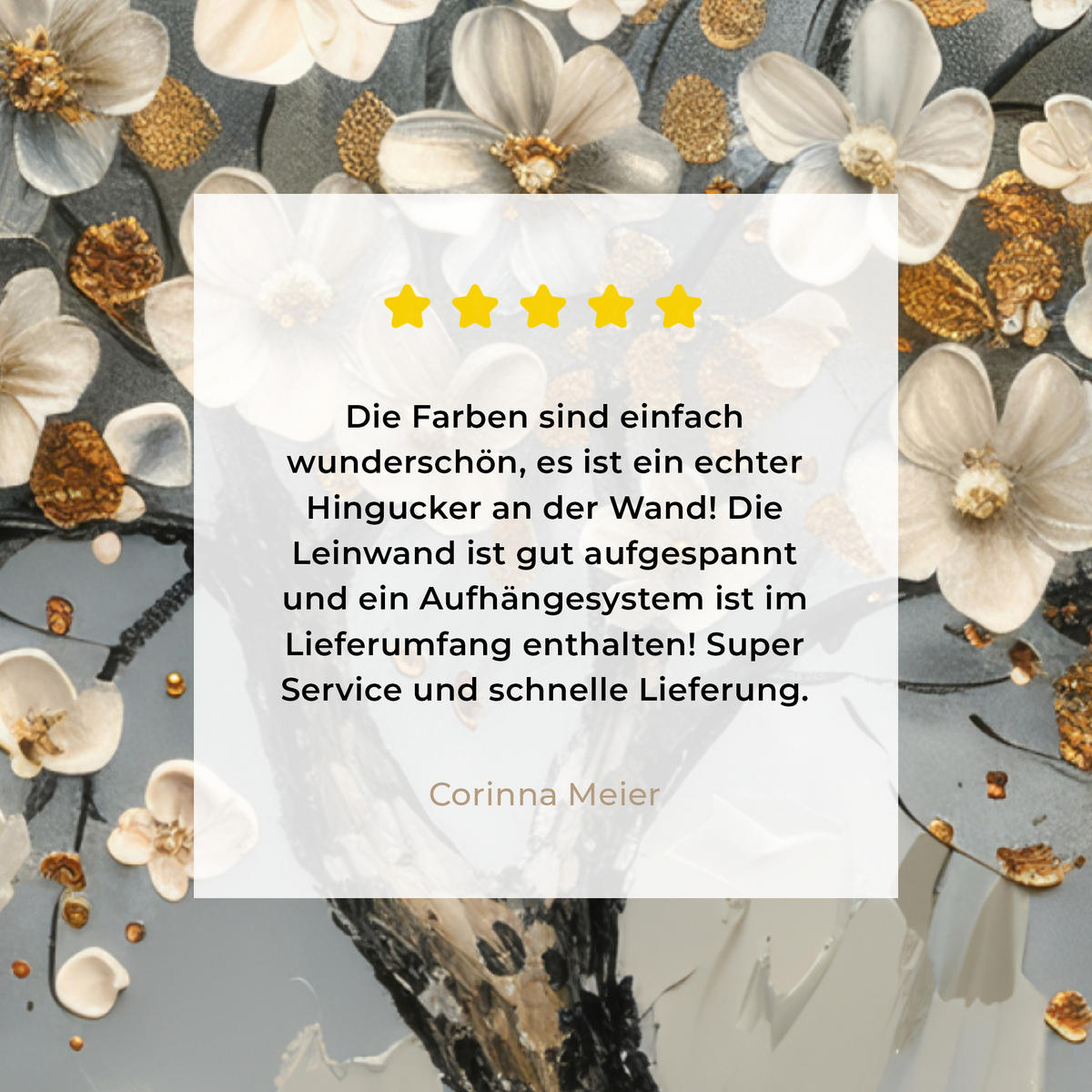 LEINWANDBILD Baum - Blumen - Weiß - Natur - Kunst 30x40 cm - Weiß, Textil (30/40cm) - MuchoWow