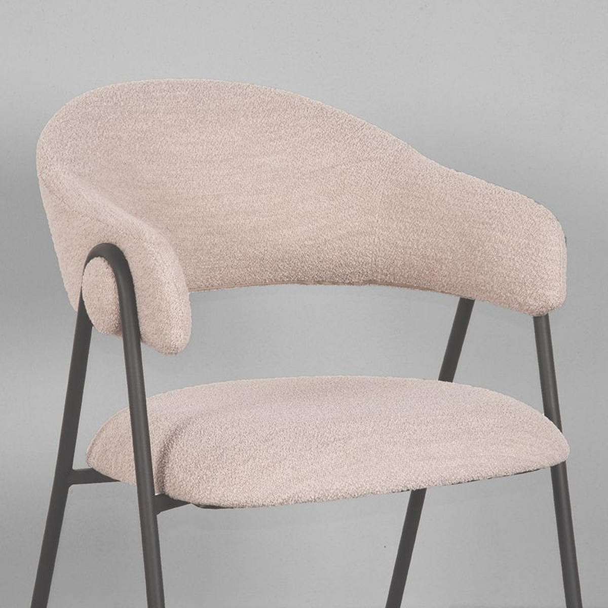 ESSZIMMERSTUHL Lowen Beige 60/58/84 cm 2er-Set - Beige, Textil (58/84/60cm) - LABEL51