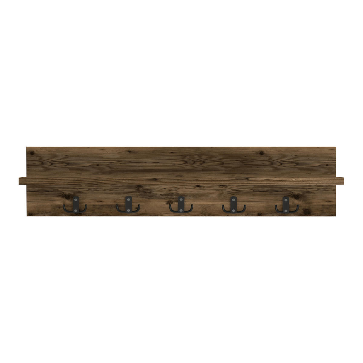 WANDGARDEROBE Hammarö - Alteiche, Holzwerkstoff (80/18/13cm) - [en.casa]