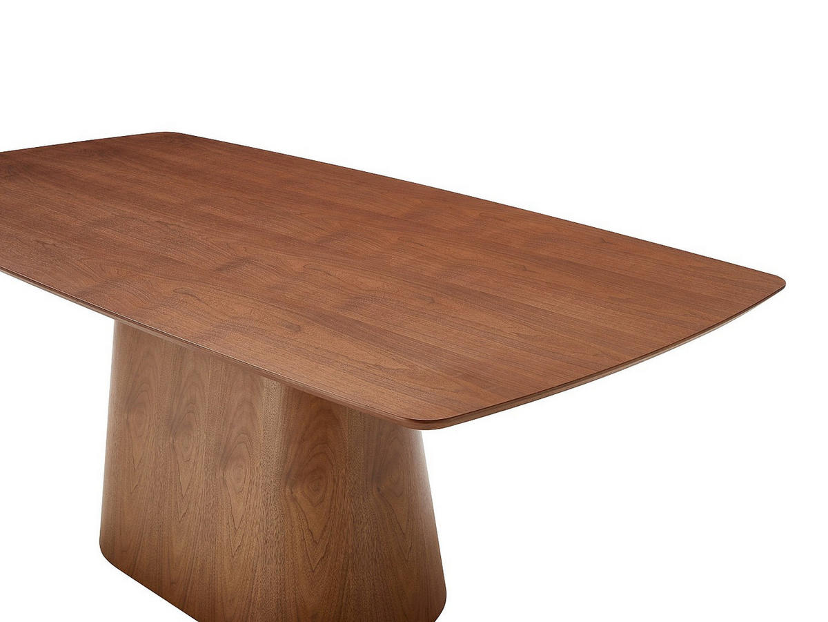 ESSTISCH - 8 Personen - holz - naturfarben dunkel Nirasaki - Naturfarben, Holz (100/200/76cm) - Vente-Unique