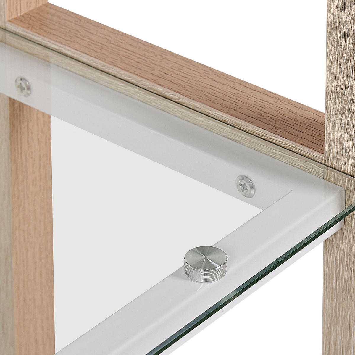 BÜCHERREGAL 4 Fächer Jenks - Weiß, Holzwerkstoff (68/152/30cm) - Beliani