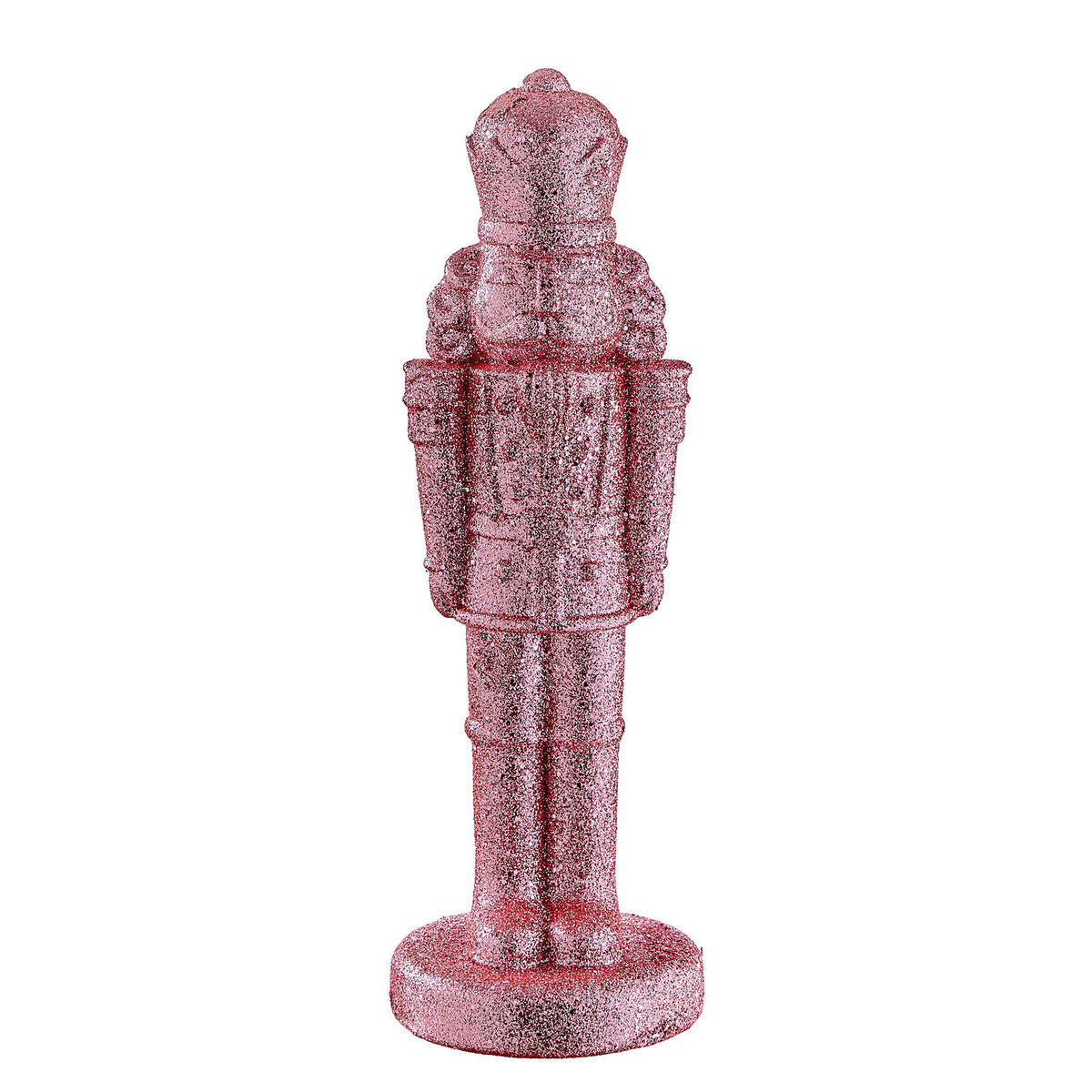 NUSSKNACKER X-Mas beflockt - Pink, Kunststoff (11/32/11cm) - Butlers