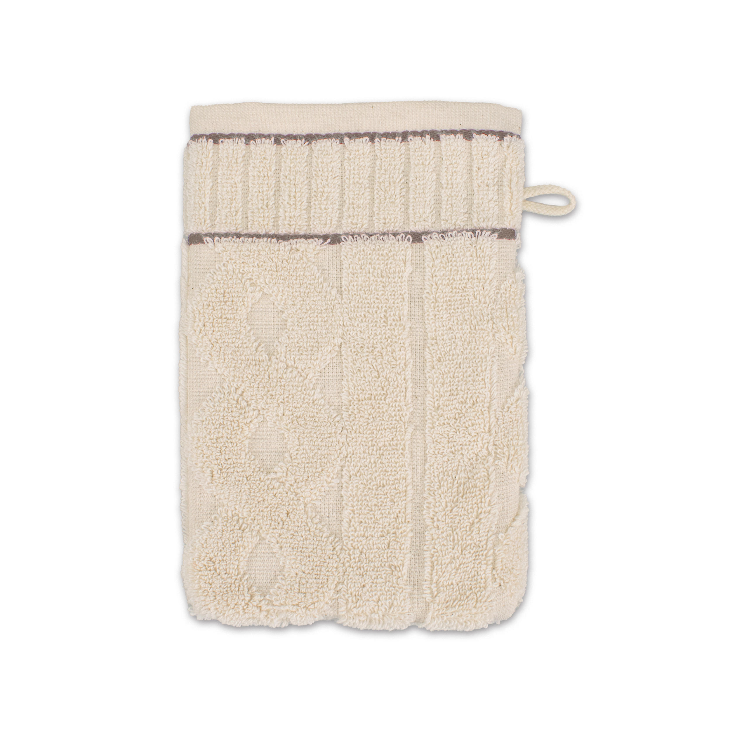 WASCHHANDSCHUH COSY KNITS - Kaschmir/Naturfarben, Textil (20/15cm) - MÖVE