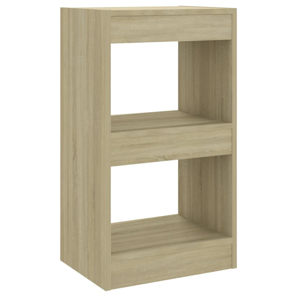 BÜCHERREGAL mit 2 Ebenen 40/30/72 cm aus Holzwerkstoff Sonoma-Eiche Dekor - Sonoma Eiche, Holz (40/72/30cm) - vidaXL