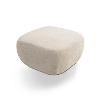 POLSTERHOCKER AMICO Modern Sitzhocker, Fußhocker Beige - Beige, Holzwerkstoff/Kunststoff (75/39/75cm) - MASSENO