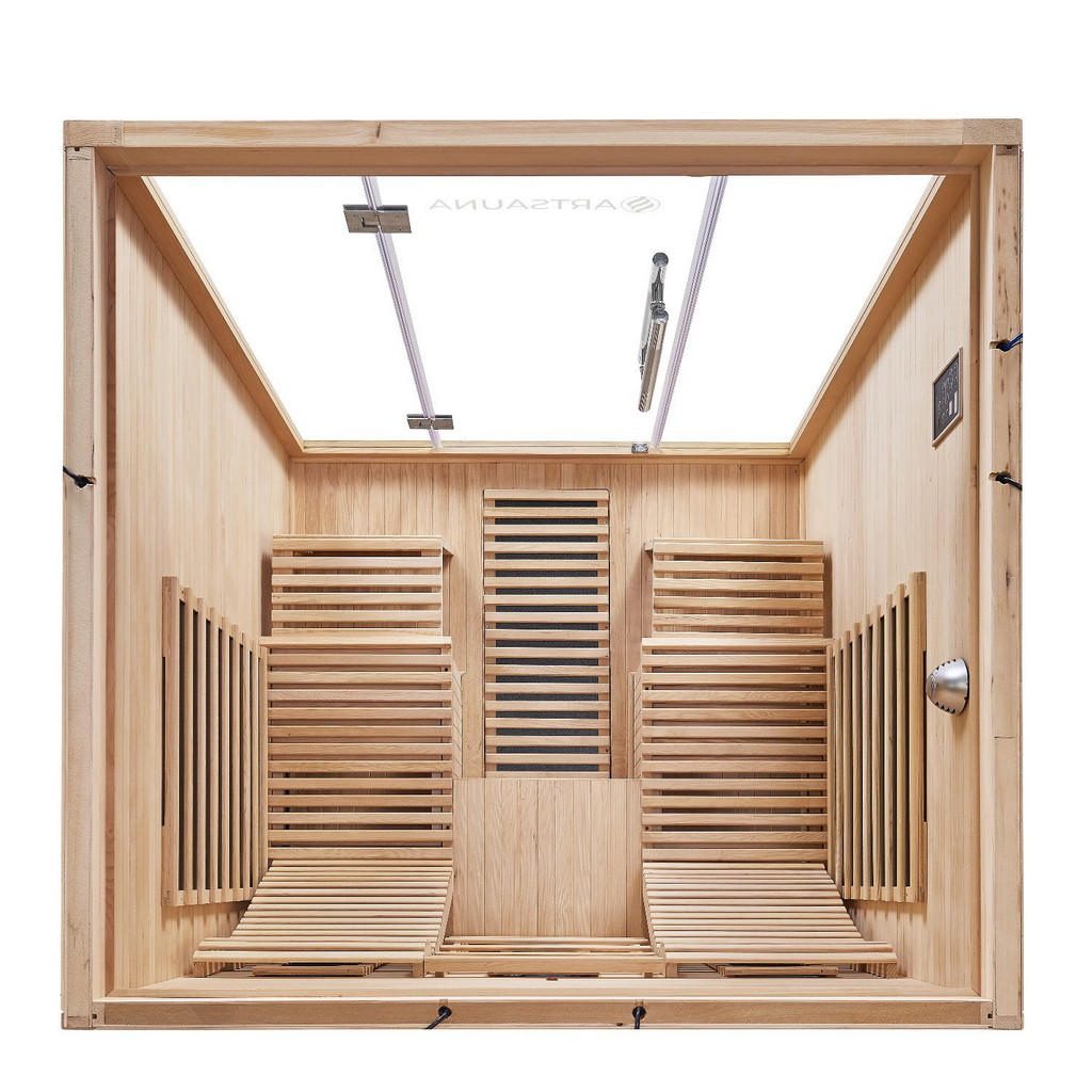 Thumbnail - Artsauna Infrarotkabine, Natur, Holz, 150x190x150 cm, Freizeit, Wellness, Infrarotkabinen