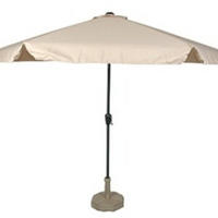 SONNENSCHIRM ZUM AUFKLAPPEN Gemini - Beige - 300/300/ cm - Beige, Metall (300/300cm) - Lesli Living