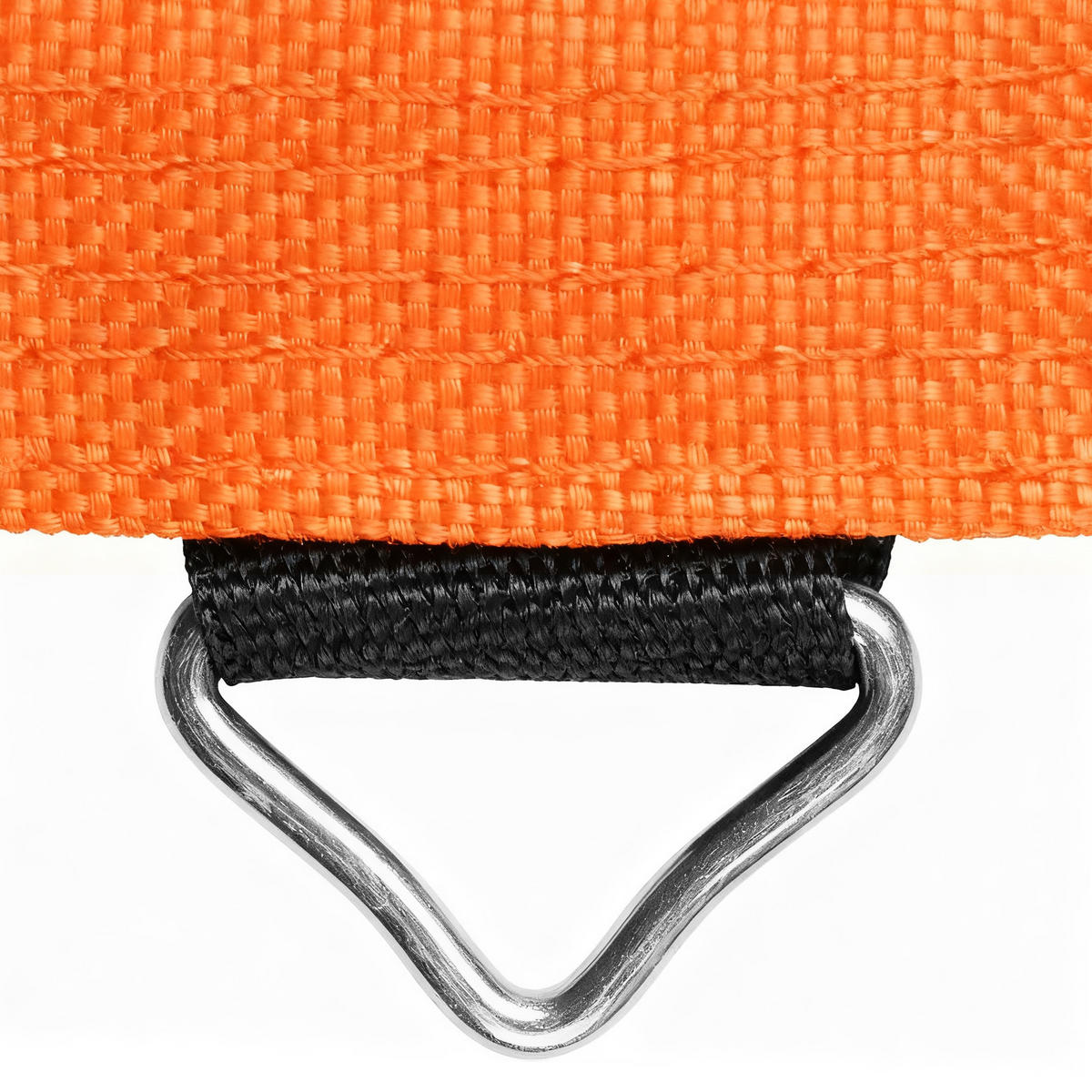TRAMPOLINSPRUNGTUCH Sprungtuch für Trampolin, Ø323 cm, Sprungmatte Schwarz - Orange, Kunststoff (323/323cm) - SPORTNOW