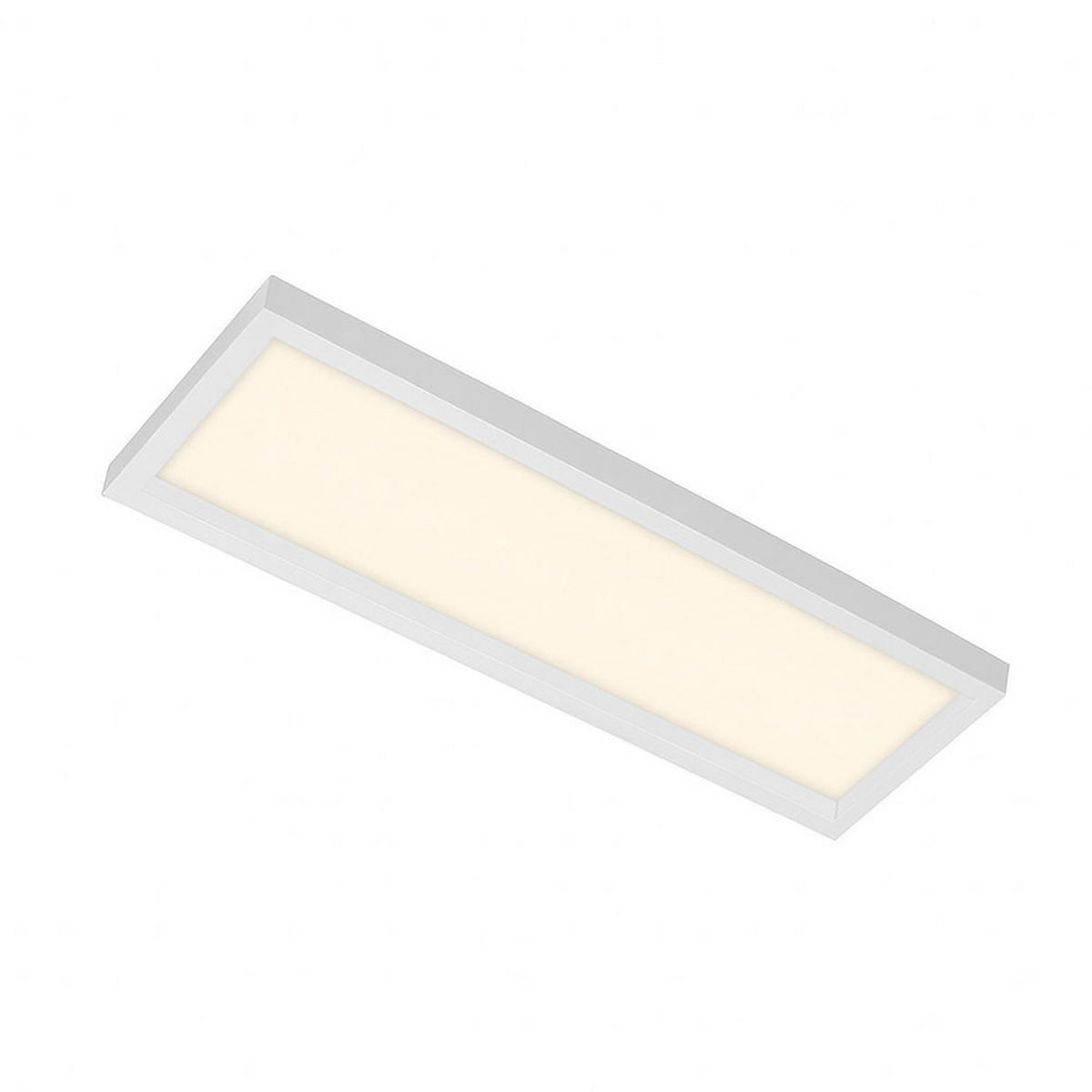 LED DECKENPANEL Weiß eckig - Weiß, Kunststoff (58.2/20.2/4.1cm) - Briloner