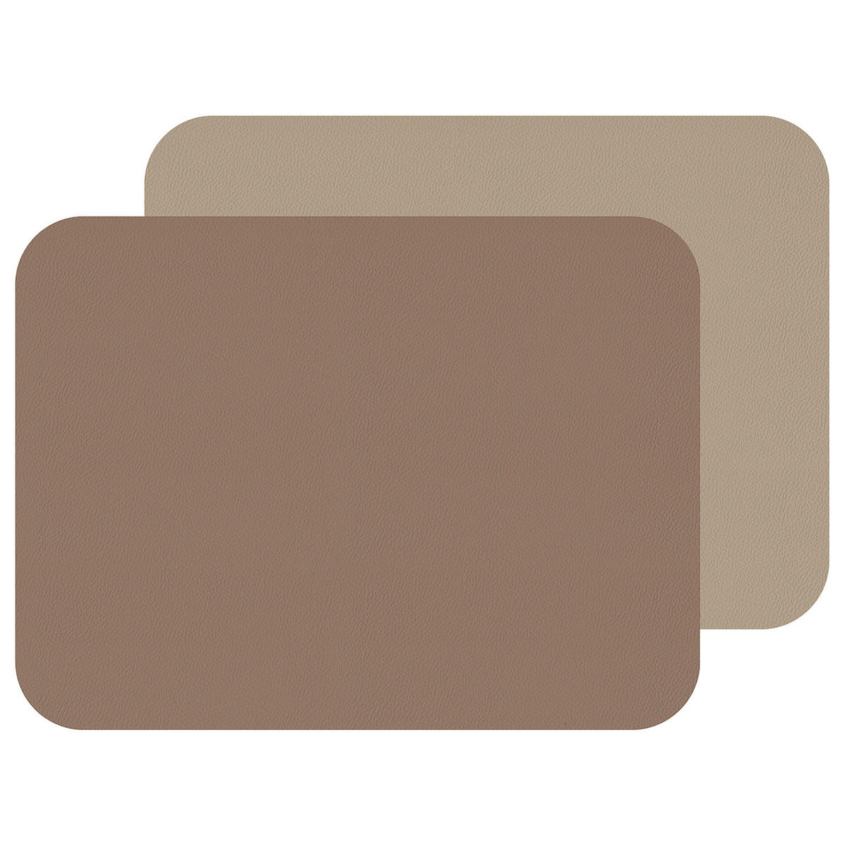 FLEXIMATS Platzsets, 2er Sets, 46x33cm, Taupe/Beige - Multicolor, Textil (33/46/0.2cm) - Freeform