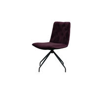 DREHSTUHL NEW CHARME Violett Velvet - Violett, Textil (52/87/66cm) - KAWOLA