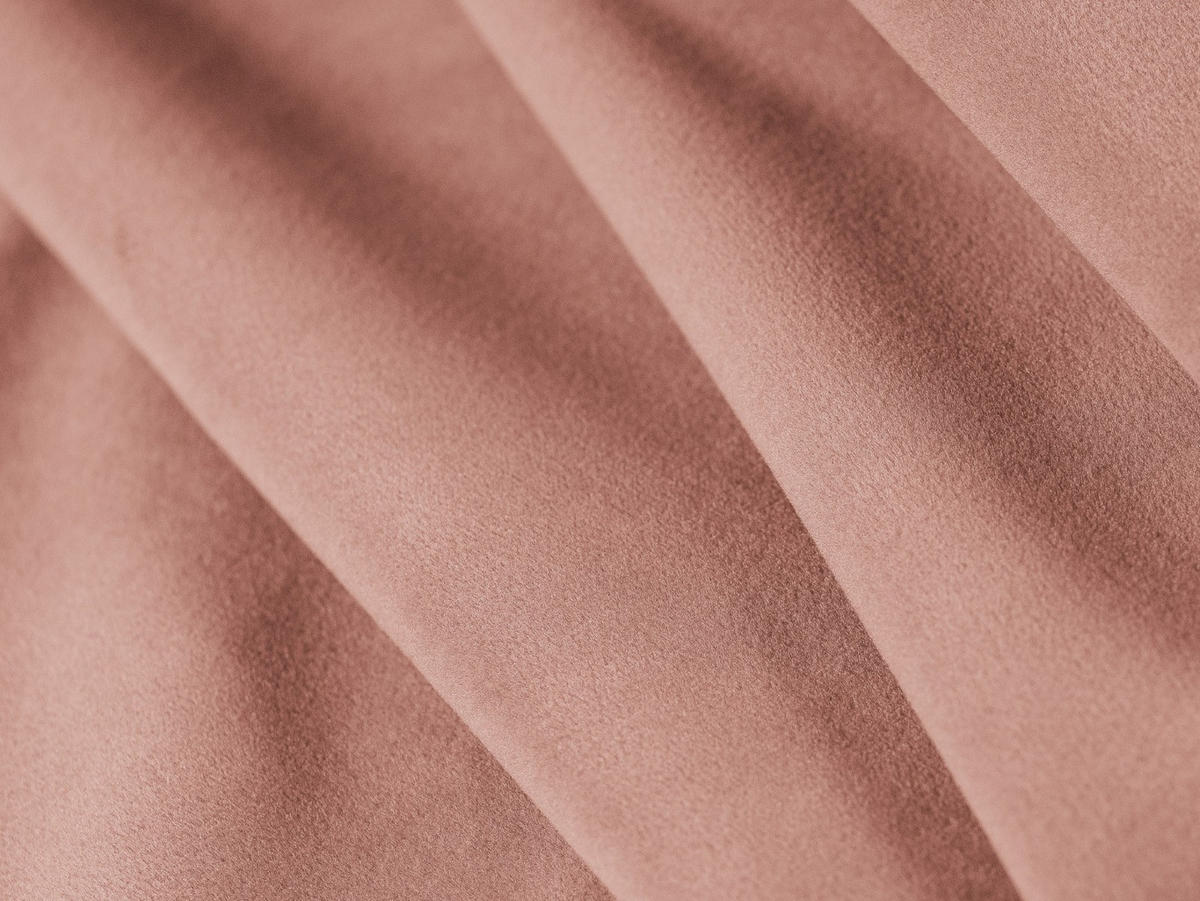AUSKLAPPBARES-SOFA Kemi aus Samt rosa 3 Sitzplätze - Pink, Textil (95/70/206cm) - Cosmopolitan Design