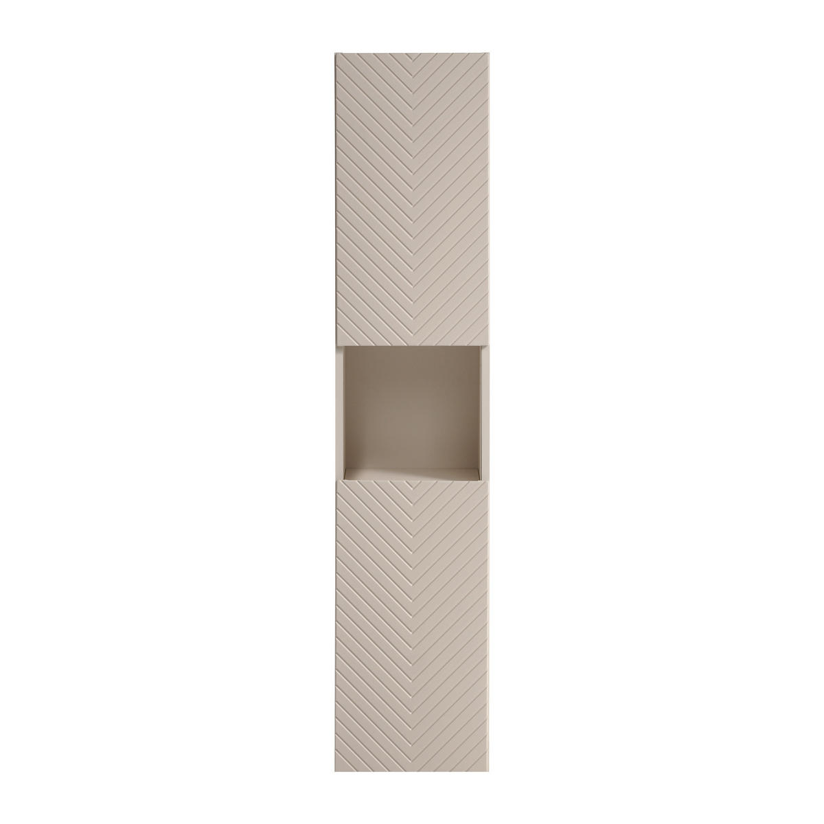 HOCHSCHRANK NALVIK SZK1 Profilierte Fronten Cachemire - Kaschmir, Holzwerkstoff (30/140/25cm) - Komodee