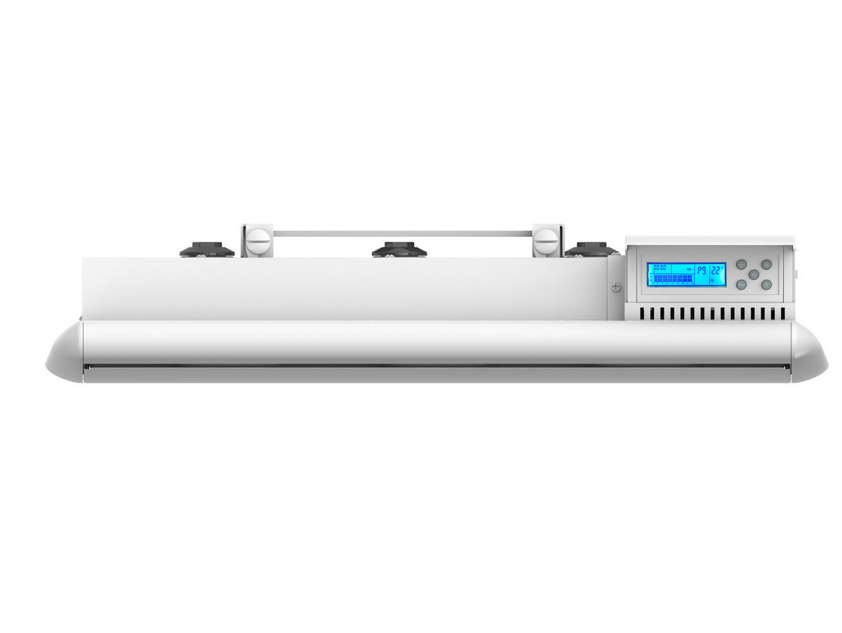 WANDHEIZUNG Weiß mit interner Gusseisenplatte und WiFi-Steuerung 1000 W - Weiß, Metall (60/55/10cm) - Purline