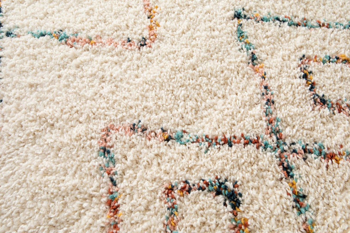 TEPPICH Shaggy weich voluminös beige - Beige, Textil (140/200cm) - AFK Living