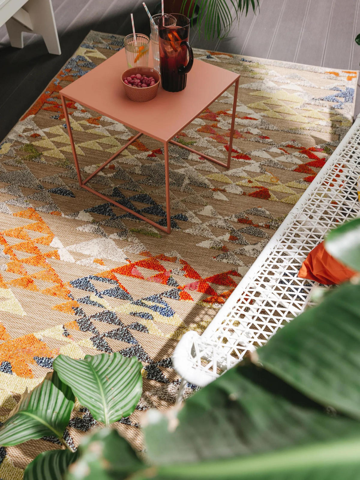 VNITŘNÍ a venkovní koberec Noelia Vícebarevné 200x290 cm - různobarevná, plast/umělá hmota (200/290cm) - benuta Nest