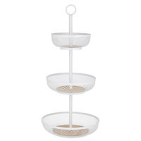 ETAGEREN Olsen mit 3 Etagen - Weiß, Metall (31.5/54cm) - Ladelle