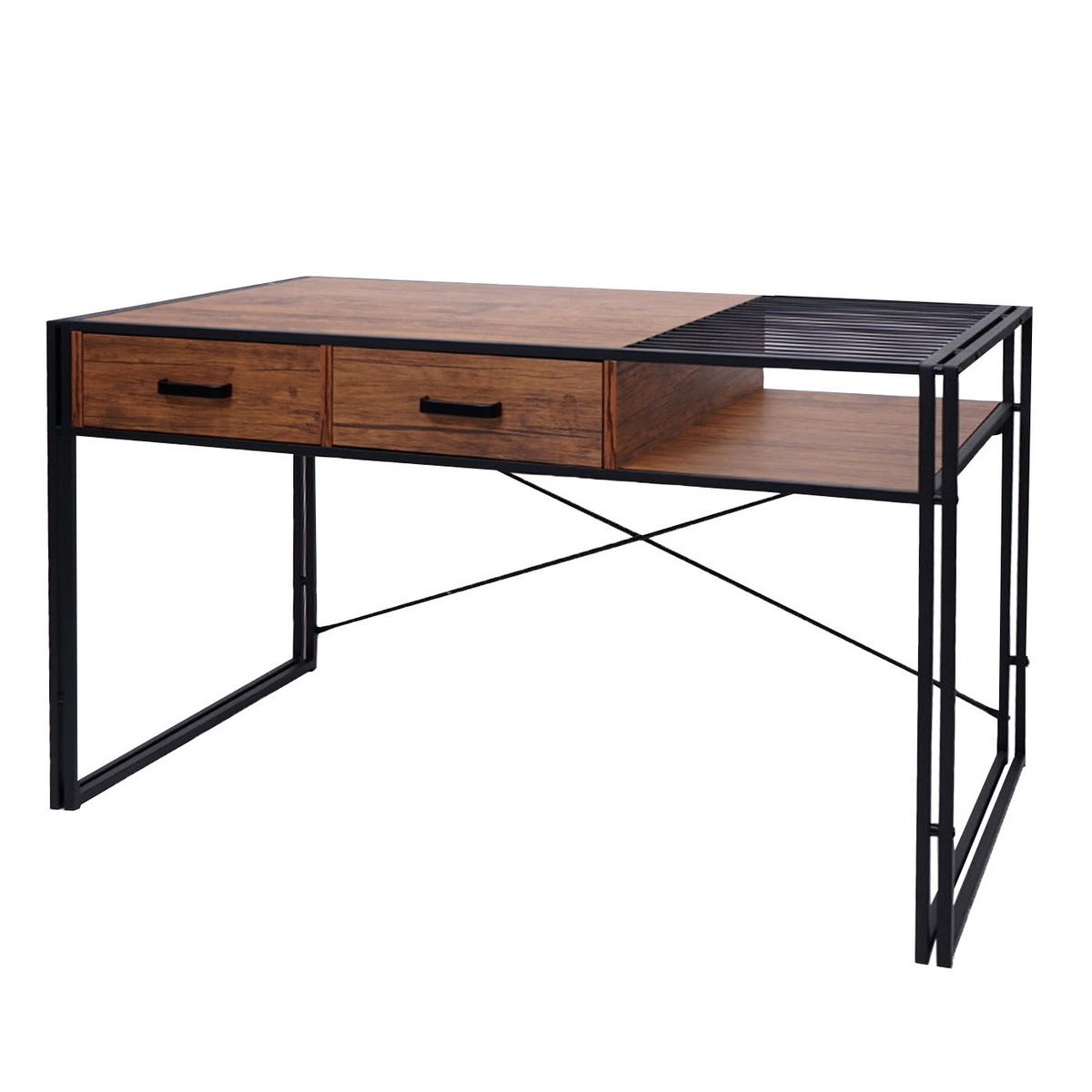 SCHREIBTISCH rechteckig Buche Dekor - Buchefarben, Holzwerkstoff (76/120/73cm) - MCW