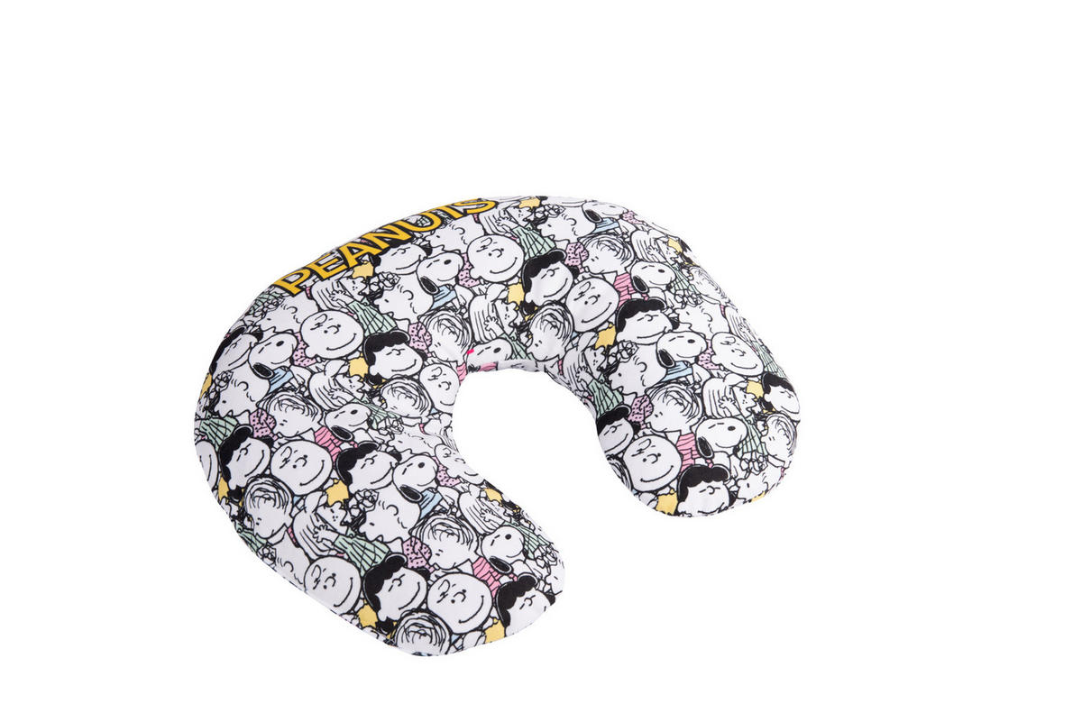 NACKENKISSEN The Peanuts Snoopy grau 35 x 30 cm - Multicolor, Textil (35/30cm) - United Labels