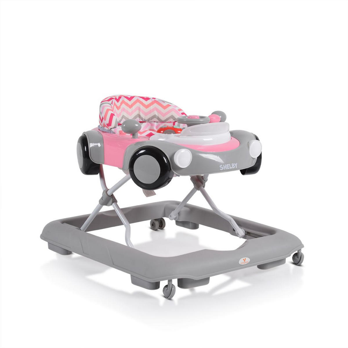 LAUFHILFE Shelby rosa höhenverstellbar, Spielcenter, Treppenstopper - Rosa, Kunststoff (48/59/68cm) - Cangaroo