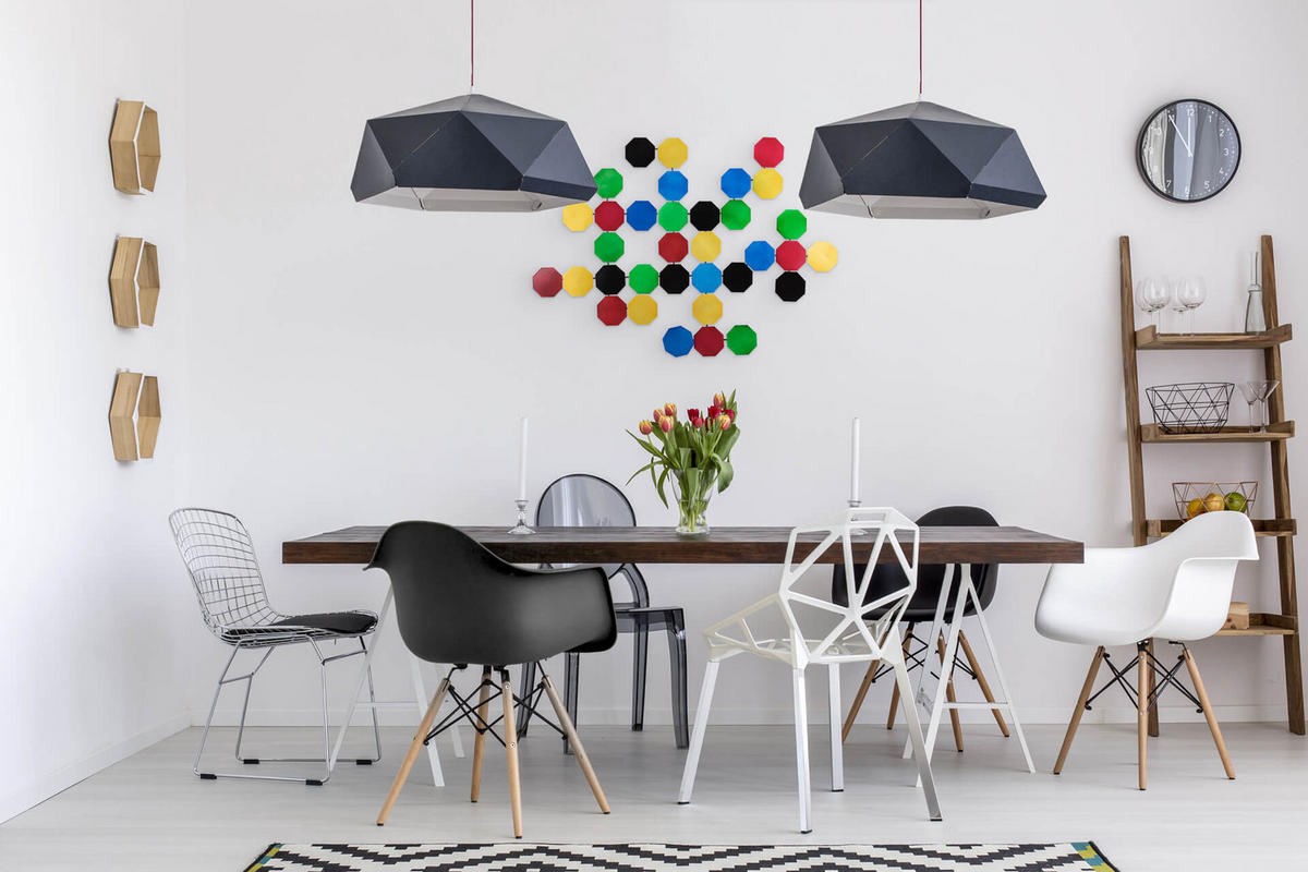 WANDDEKO Bunt 102/76 cm - Multicolor, Metall (4.17/76/4cm) - KUNSTLOFT