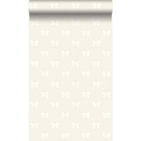 TAPETE kleine Schleifen 53 cm x 10.05 m - Grau, Papier (53/0.1cm) - Origin Wallcoverings