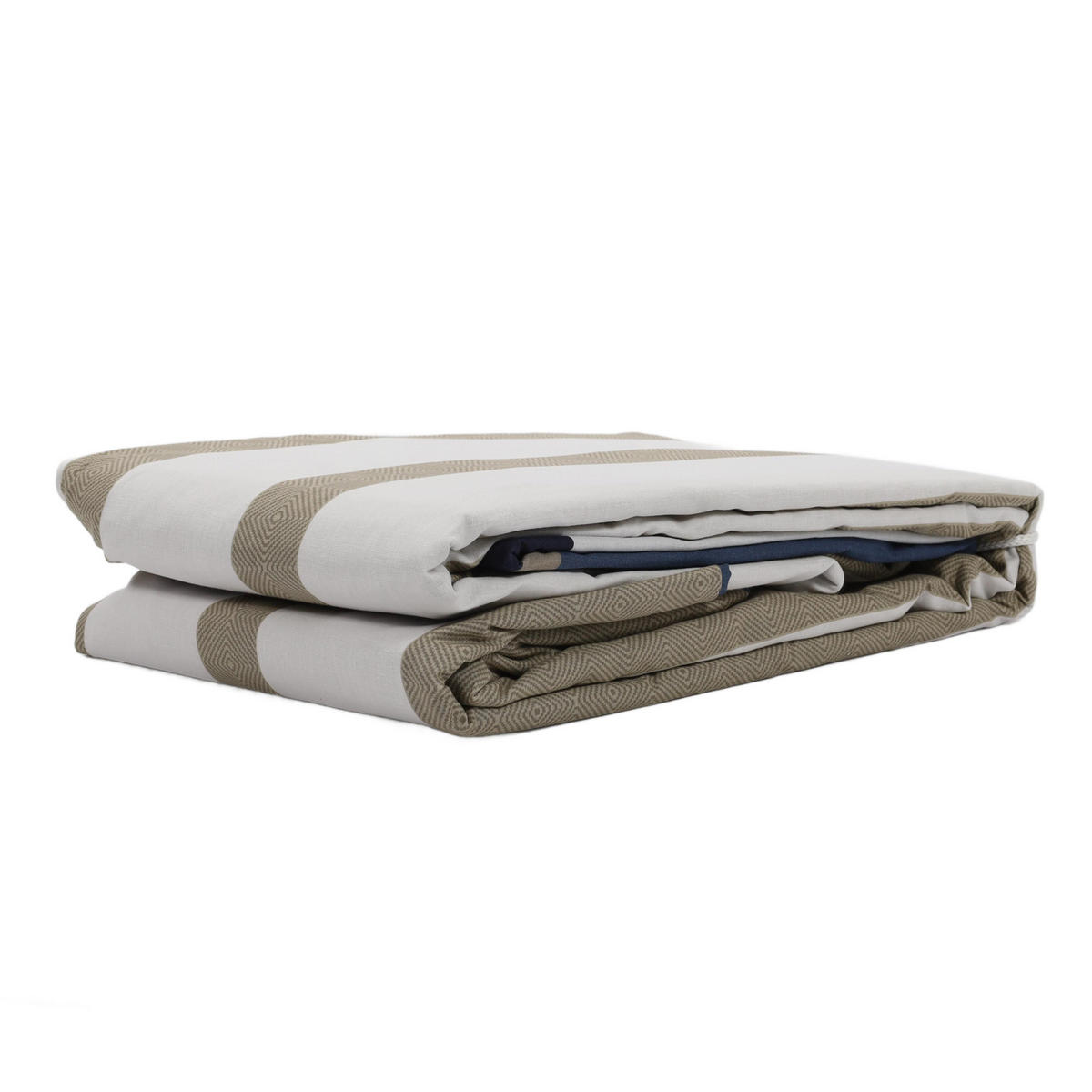 BETTWÄSCHE-SET Baumwolle Nutica 240/220 cm - Multicolor, Naturmaterialien (220/240cm)