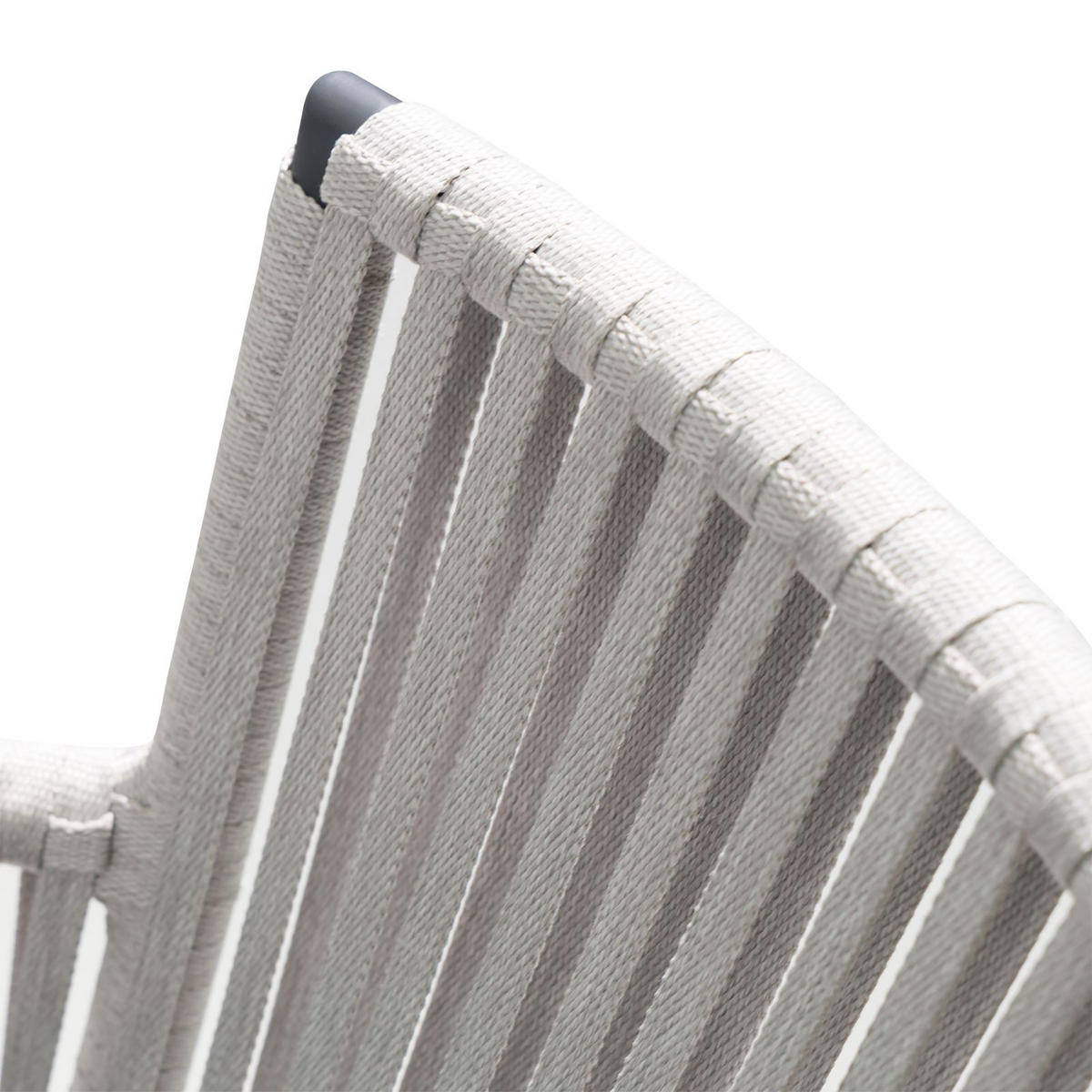GARTENSTUHL AFUERA 6ER-SET - Grau, Textil/Metall (56/85/59cm) - IDIMEX