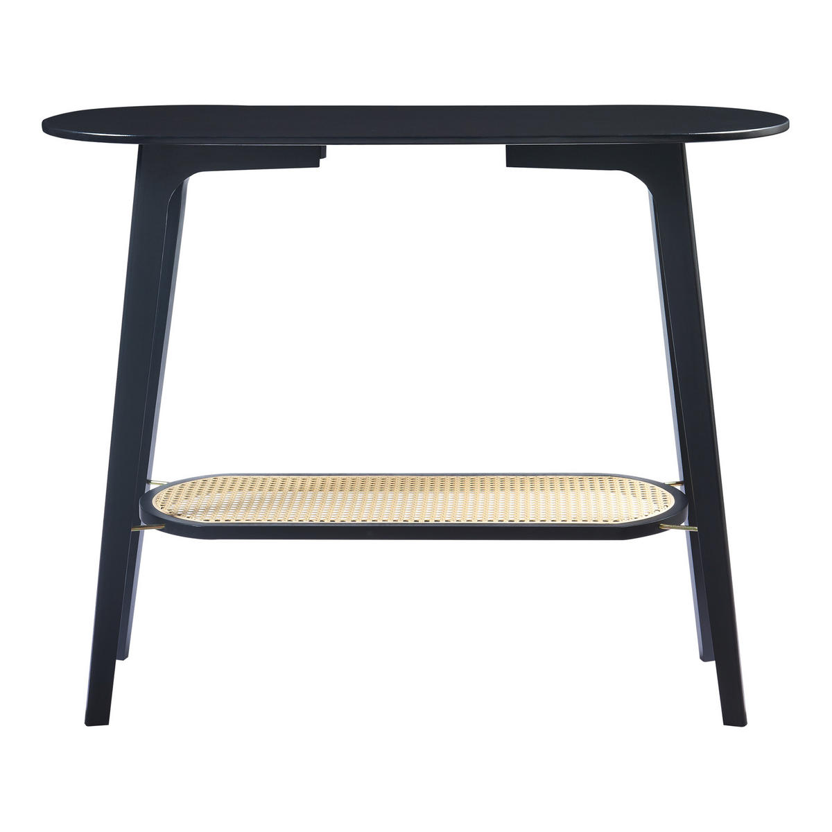 KONSOLENTISCH Taivalkoski - Schwarz, Holz (35/100/80cm) - [en.casa]