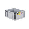 EUROBOX Nextgen Color 17x30x40cm 16 Liter Griffe Gelb Geschlossen - Gelb, Kunststoff (30/17/40cm) - PROREGAL