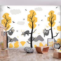 SELBSTKLEBENDE FOTOTAPETE 392/280 cm - Weiß/Grau, Kunststoff/Textil (392/1cm) - KUNSTLOFT
