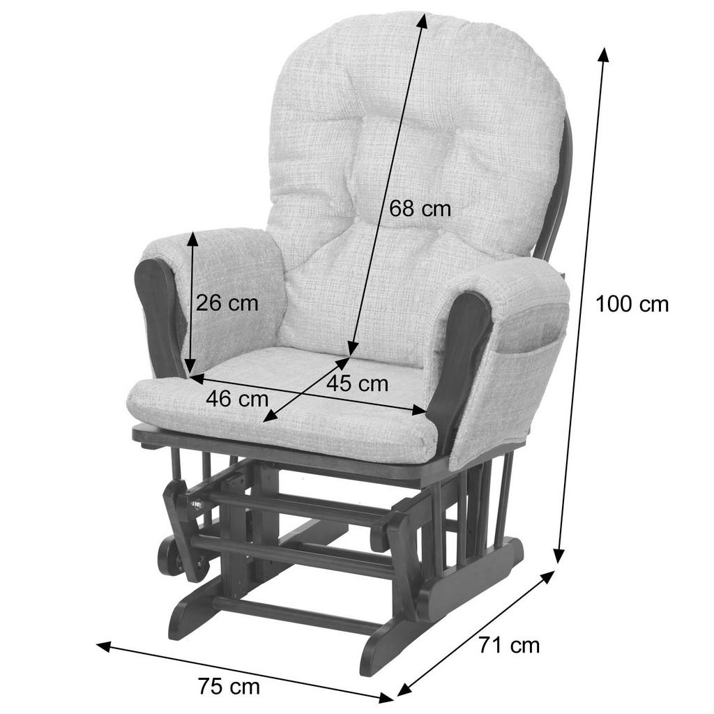 Thumbnail - MCW Relaxsessel, Weiß, Braun, Textil, 75x100x71 cm, Wohnzimmer, Sessel, Relaxsessel