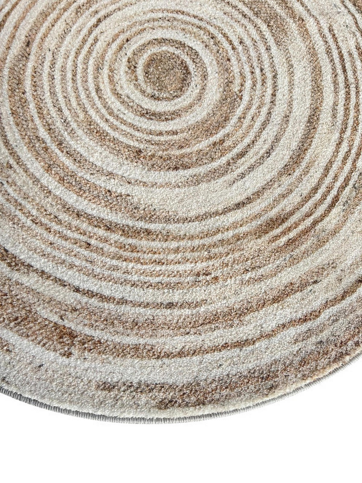 DESIGNTEPPICH Brady Beige 150x150 cm - Multicolor, Textil (150/150cm) - Vercai Rugs