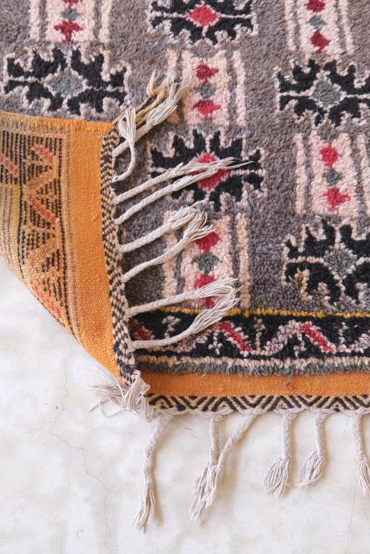 BERBERTEPPICH aus reiner Wolle 80x 180 cm - Grau, Naturmaterialien (80/180cm) - AFK Living