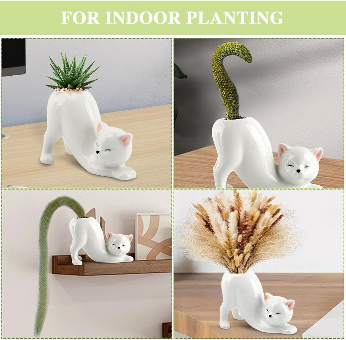 VASE 14,5 x 7,5 x 9,8 cm Keramik - Weiß, Keramik (7.5cm) - LIBRATON