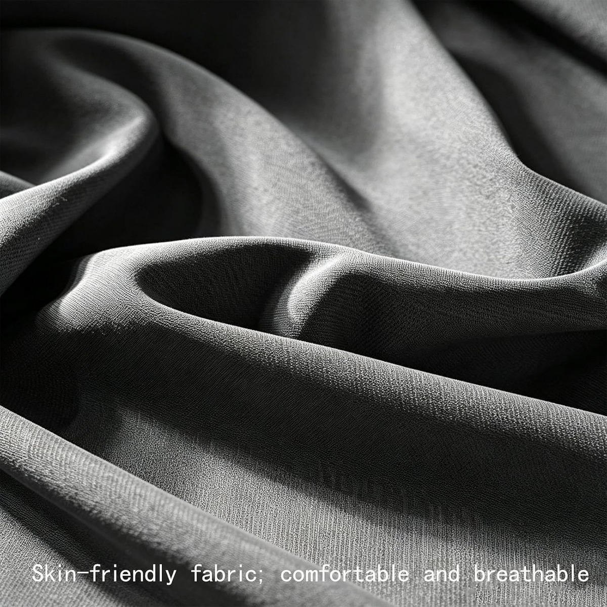 SITZKISSEN aus Memory-Schaum – 37 x 40 x 5,6 cm-Schwarz - Schwarz, Textil (40/37cm)