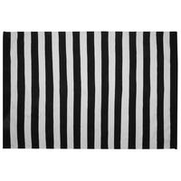 OUTDOOR-TEPPICH Tavas 230/160 cm - Schwarz, Kunststoff (160/230cm) - Beliani